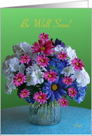 Be Well, Pretty Bouquet card
