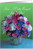 Congratulations! Cancer Free Bouquet card