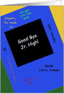 Grandson, Congratulations! Jr. High School Graduation card