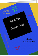 Money Enclosed, Congratulations! Jr. HIgh School Graduation card