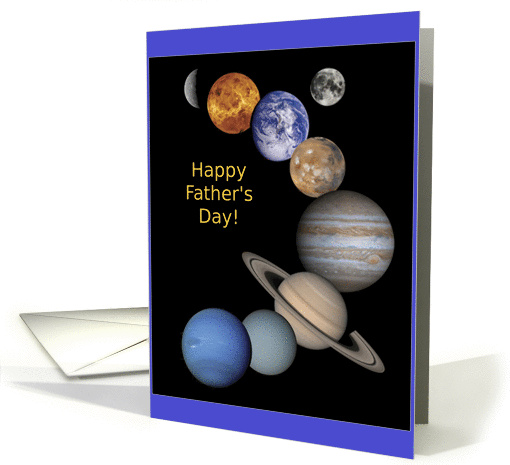 From Both of Us, Happy Father's Day, Solar System card (623638)