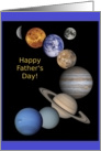 Step Dad, Happy Father’s Day, Solar System card