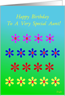 Aunt, Happy Birthday...