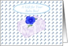 GIft for Baby Boy from All of Us, Fancy Gift Box w/ Rattles, Flower & Bud card