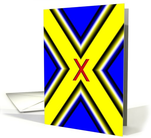 X Marks the Spot, Digital Art, blank inside card (641652)