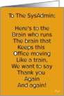 Happy System Administrator Appreciation Day! Card with Errors, Humor card