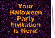 Halloween Costume Party Invitation card