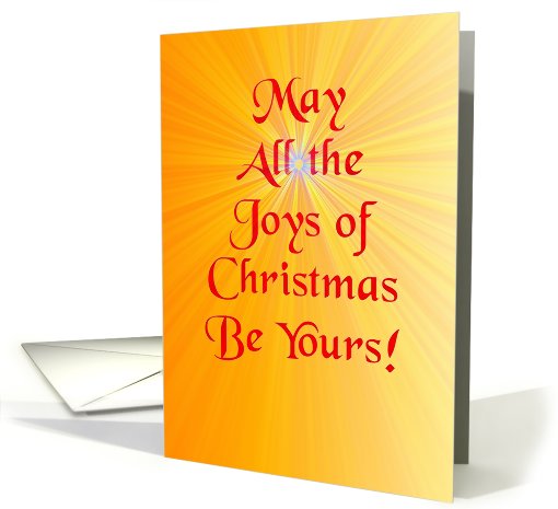 Birthday Wishes and Joys of Christmas card (676395)
