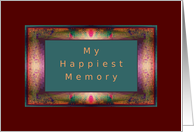 Adult, Sexy, My Happiest Memory card