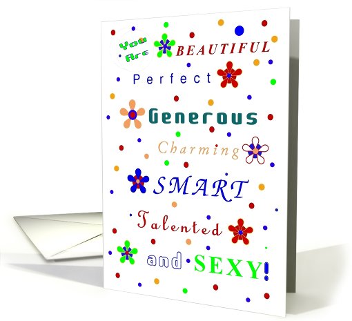 Adult, Sexy, Happy Birthday, Compliments card (682343)