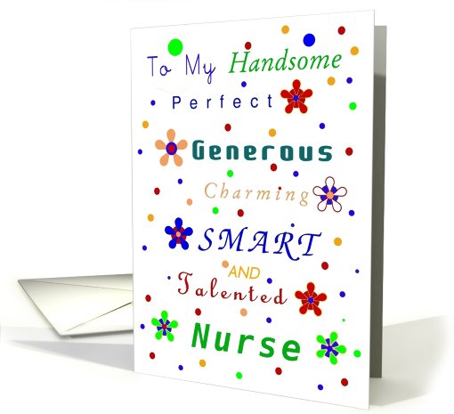 Nurse, Happy Birthday!, Compliments card (688840)