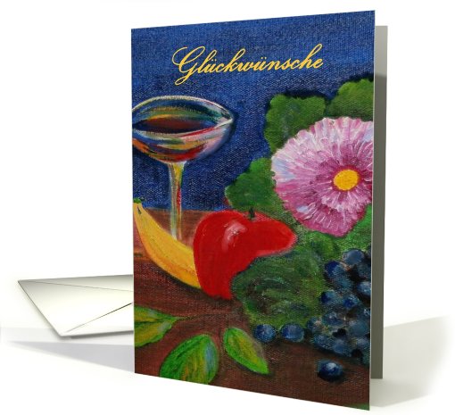 German,Gluckwunshe, Congratulations! card (696482)