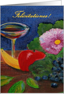 Felicitations! Spanish Congratulations card