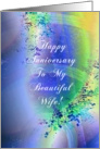 Happy Anniversary to My Beautiful Wife card