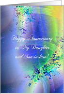 Happy Anniversary to My Daughter and Son-in-law card