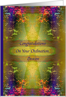 Deacon, Congratulations, Ordination card