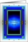 from Daughter to Dad, Happy Birthday, Future Door card