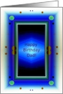 from Daughter to Dad, Happy Birthday, Future Door card