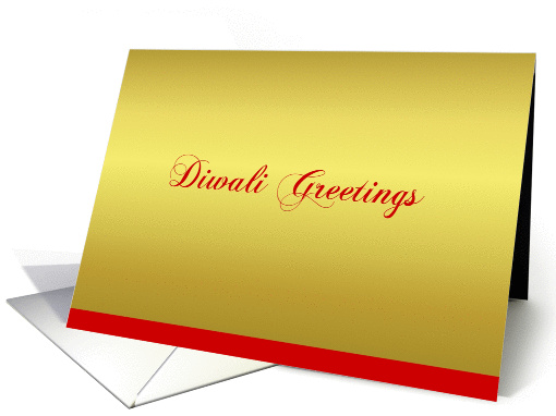 Diwali Greetings, Golden Light card (705774)