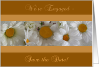 We’re Engaged - Save the Date Daisies card