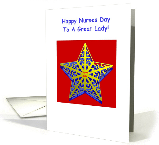 Happy Nurses Day! Super Job! - Humor card (777736)