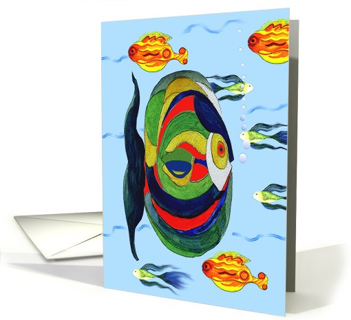 Colorful Fish card (783894)