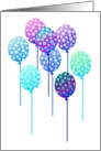 Colorful Balloons card