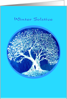 Winter Solstice, Big Tree card