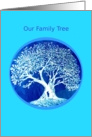 Adoption Announcement, Family Tree card