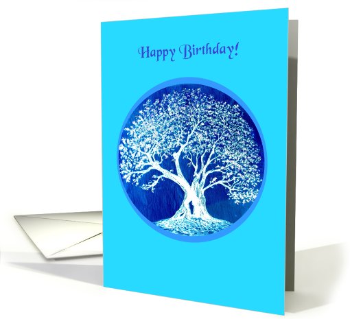 Happy Birthday, Big Blue LoveTree - Humor card (790894)