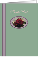 Thank You!, Apothecary Rose, blank inside card