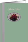 Financial Support, Thank You!, Apothecary Rose card