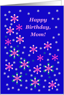 Happy Birthday, Mom! A Splash of Flowers card