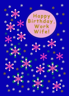 Happy Birthday, Work Wife! A Splash of Flowers