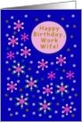 Happy Birthday, Work Wife! A Splash of Flowers card