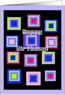 From group, Happy Birthday!, Hommage To The Square card