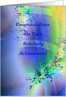 Congratulations! Scholarly Achievement card