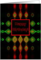 Happy Birthday on Halloween! Hypnotic and Scary card