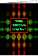 Happy Halloween, Neighbor! card