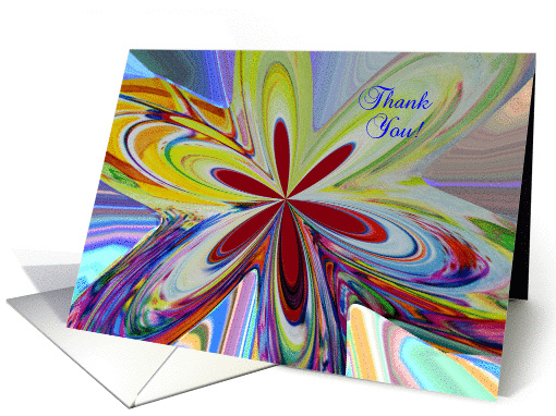 Love, Affection, Thank You! Beautiful Flower card (834714)