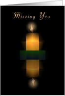 Miss You, I’ll Keep A Light Burning card