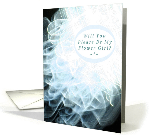 Cousin, Flower Girl, Invitation, Wedding Party, Fancy Folds card