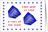 from Both, Happy Birthday! Roll of the Dice card
