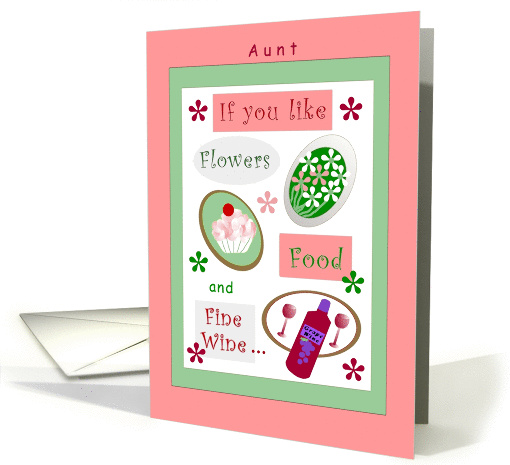 Aunt, Matron of Honour, Bridal Party Invite, Flowers,... (858321)