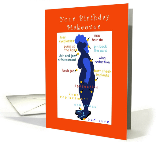 Happy Birthday! Birthday Makeover, Humor card (863256)