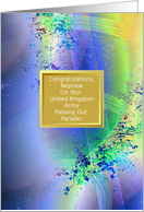 Congrats,Nephew,UK Army Passing Out Parade! card