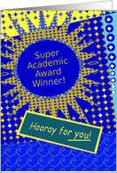 Academic Award Winner, Super Star card