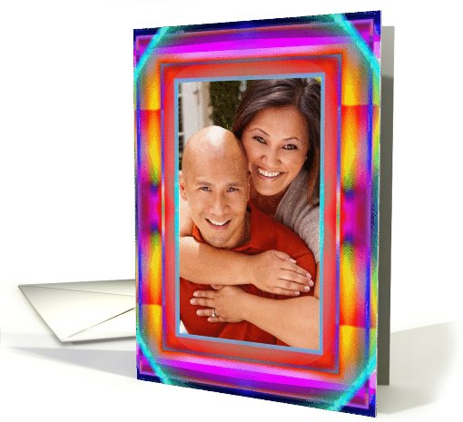 Photo Card, We've Eloped, Family Style, Neon Look card (871807)