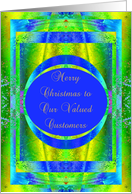 Merry Christmas to Our Valued Customers card