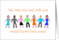 Business, Be Well Soon! for Colleague, Co-worker card